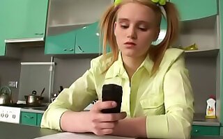 Wank Galore blonde couch