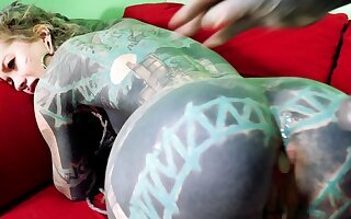 4 Tube anal anal fingering